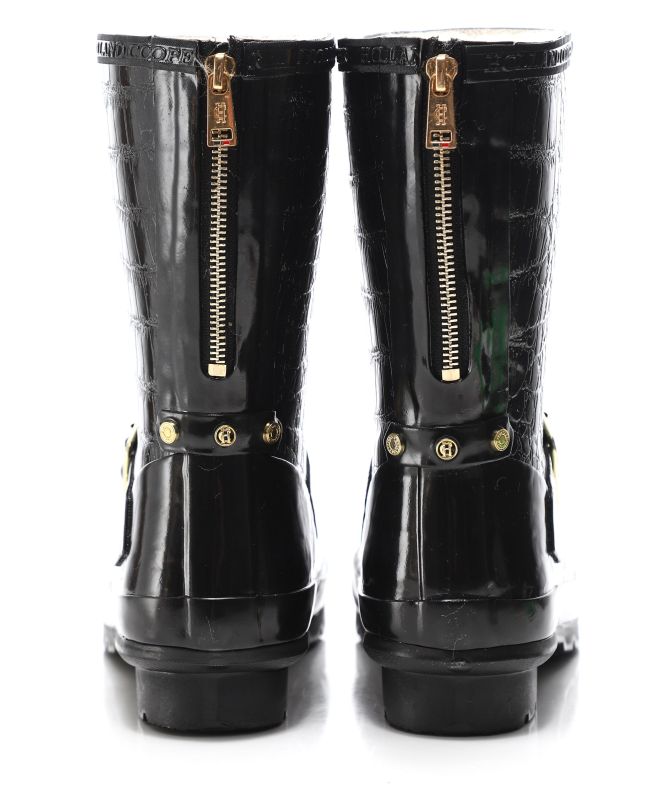 Holland Cooper Sherpa Chelsea Wellington Boots