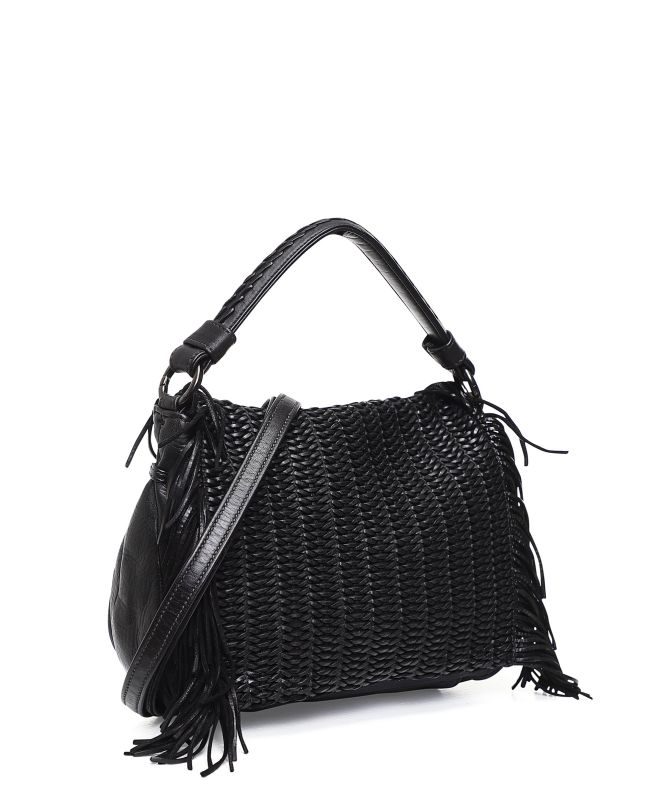 Reptile's House Vasia Fringed Leather Shopper Bag