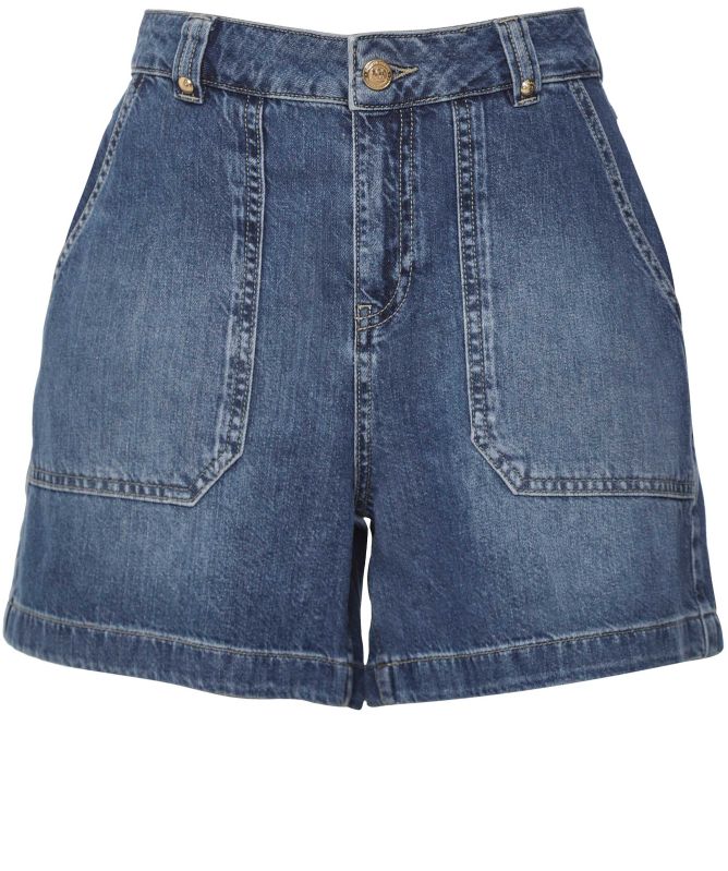 Holland Cooper Utility Denim Shorts