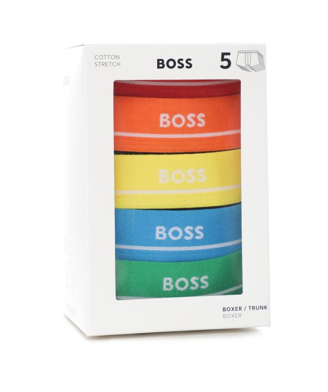 BOSS Stretch Cotton Trunks 5 Pack