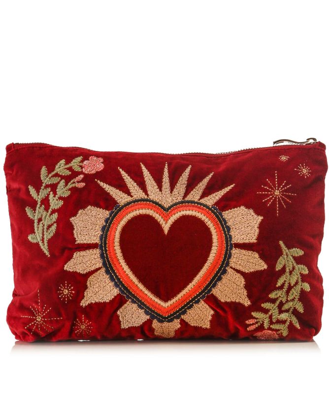 Elizabeth Scarlett Sacred Heart Everyday Pouch