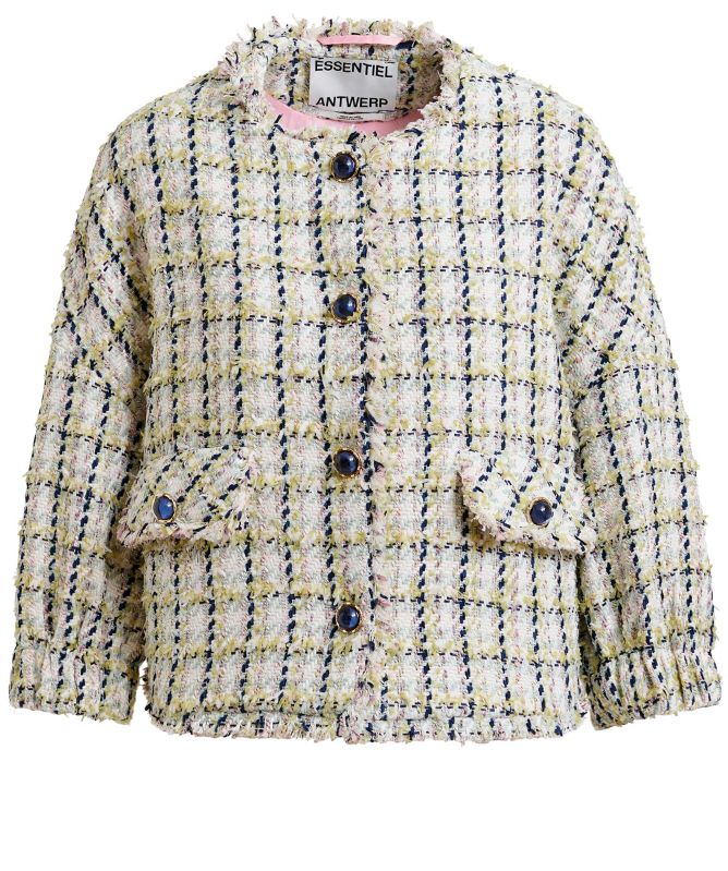 Essentiel Antwerp Jayden Oversized Bouclé Jacket