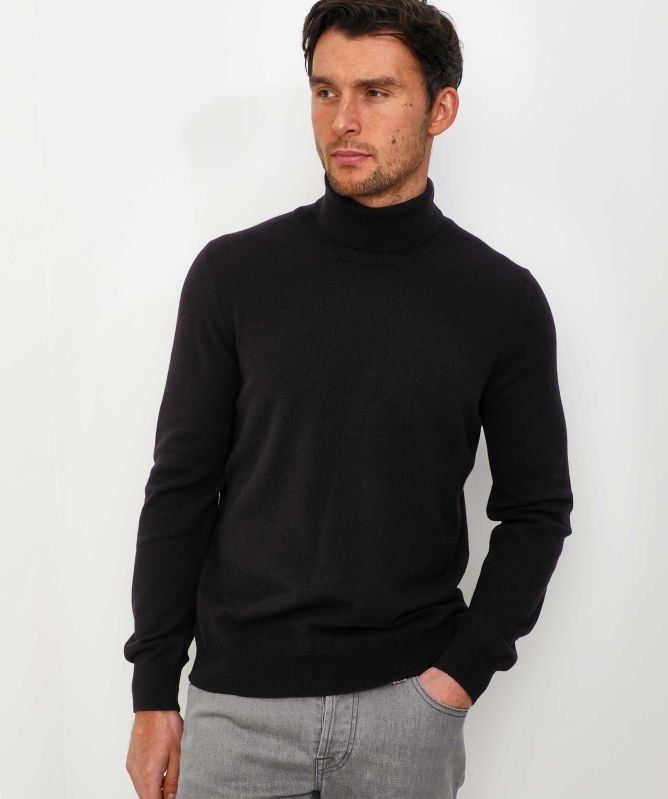 Gran Sasso Wool Cashmere Turtleneck Jumper