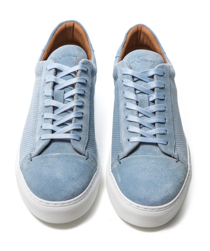 Oliver Sweeney Almada Perforated Calf Suede Sneakers