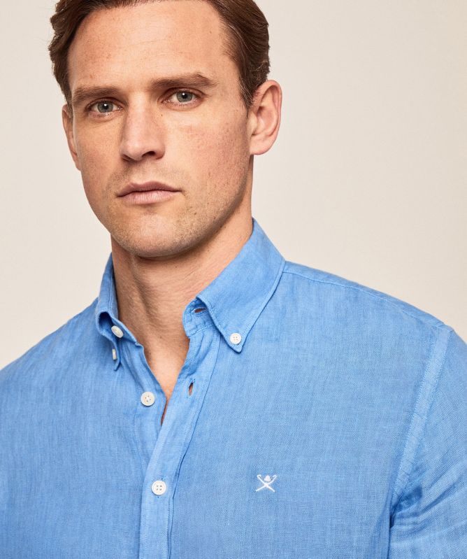Hackett Slim Fit Linen Shirt