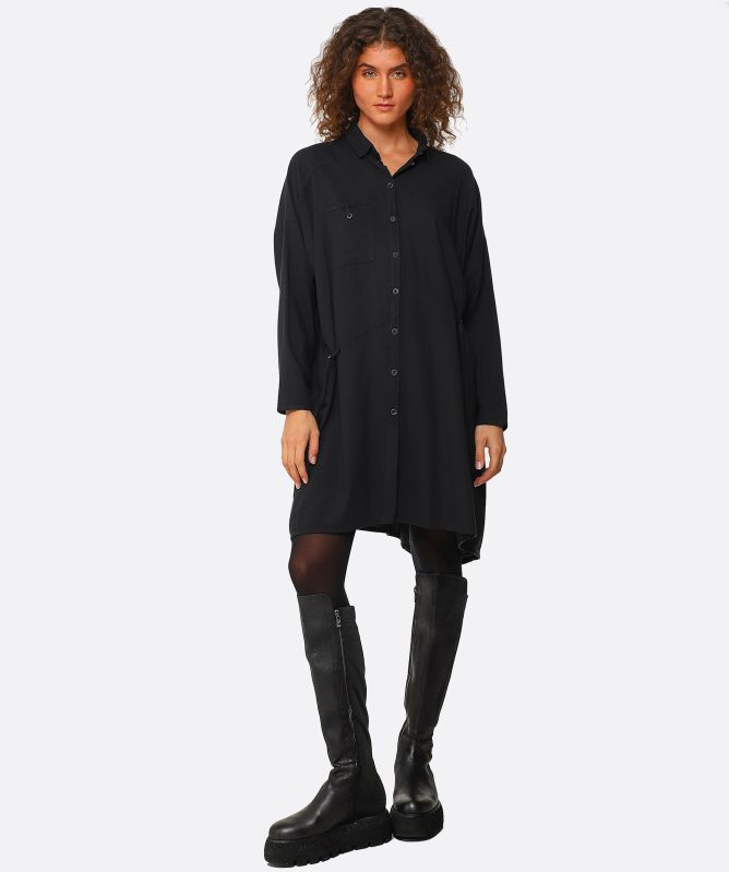 Lurdes Bergada Cotton Viscose Longline Shirt