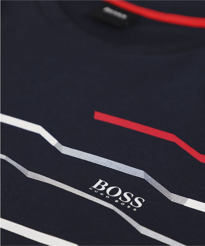 BOSS Crew Neck Striped Tee 13 T-Shirt