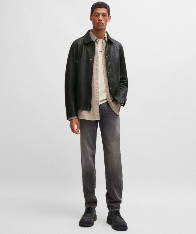 BOSS Leather Jericho Jacket