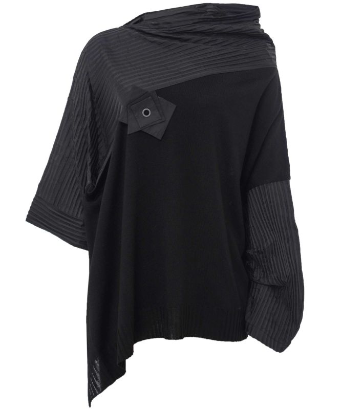 Bize Pleated Knit Jumper
