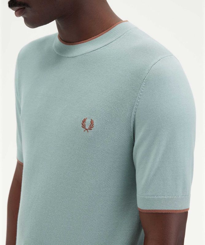 トップス fredperry Lightweight Texture Shirt Textured Zip-Through Overshirt - Navy | Men's Shirts