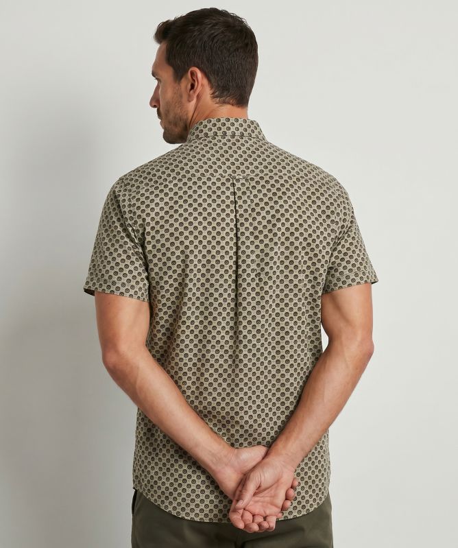 Signal Geometric Short-Sleeve Shirt