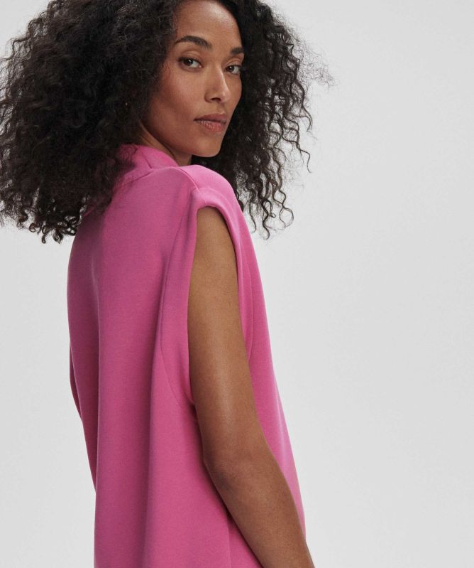 Varley Loretta Half-Zip Sleeveless Sweatshirt