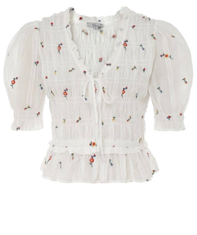 Rails Fontaine Smocked Top