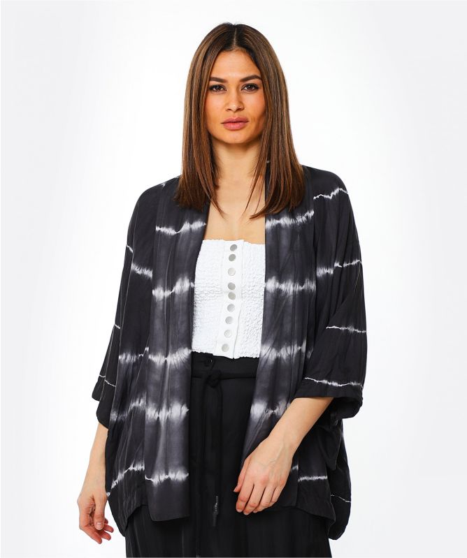NU London Silk Tie Dye Jacket