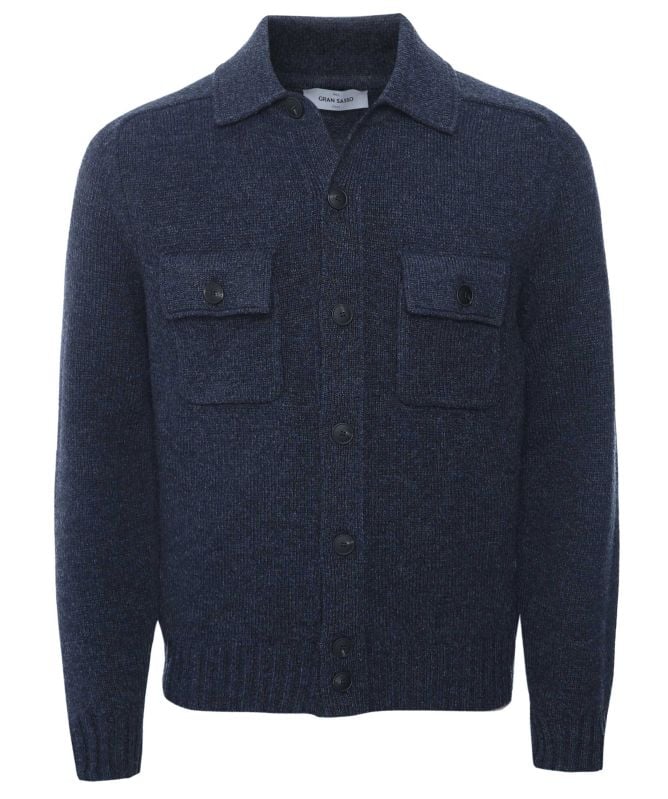 Gran Sasso Wool Pocket Cardigan