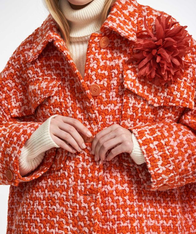 Essentiel Antwerp Energised Wool-Blend Tweed Jacket