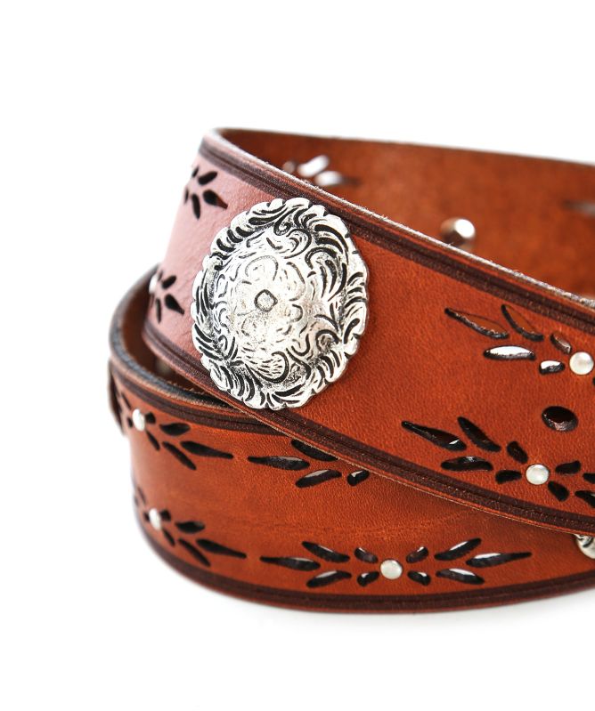 Nanni Circle Leather Belt