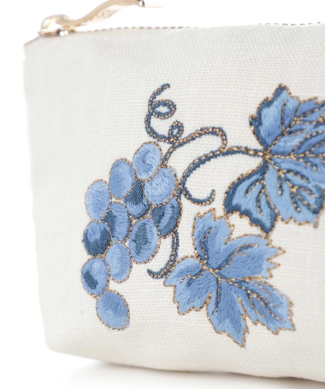 Elizabeth Scarlett Grapevine Canvas Coin Purse