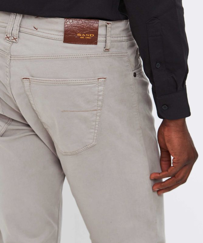 Sand Suede Touch Burton N Trousers