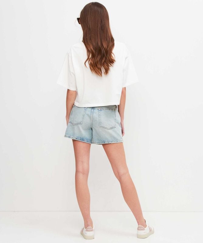 Anine Bing Dalton Denim Shorts