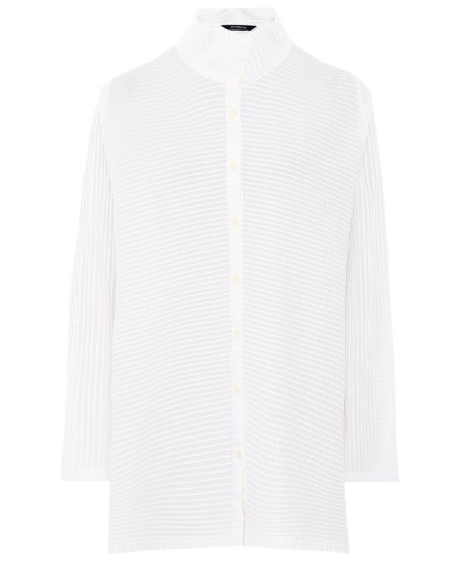 Yaccomaricard Cotton Pintucked Shirt