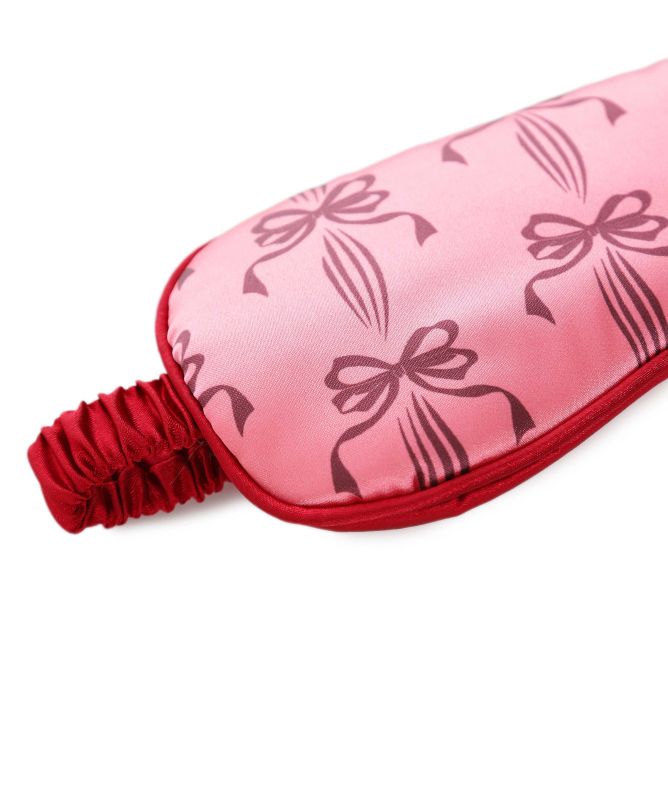 Chelsea Peers Satin Bow Print Sleep Mask Set