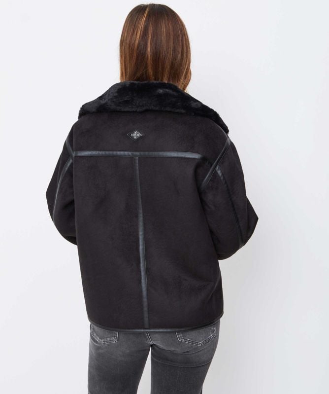 Replay Faux Shearling Jacket