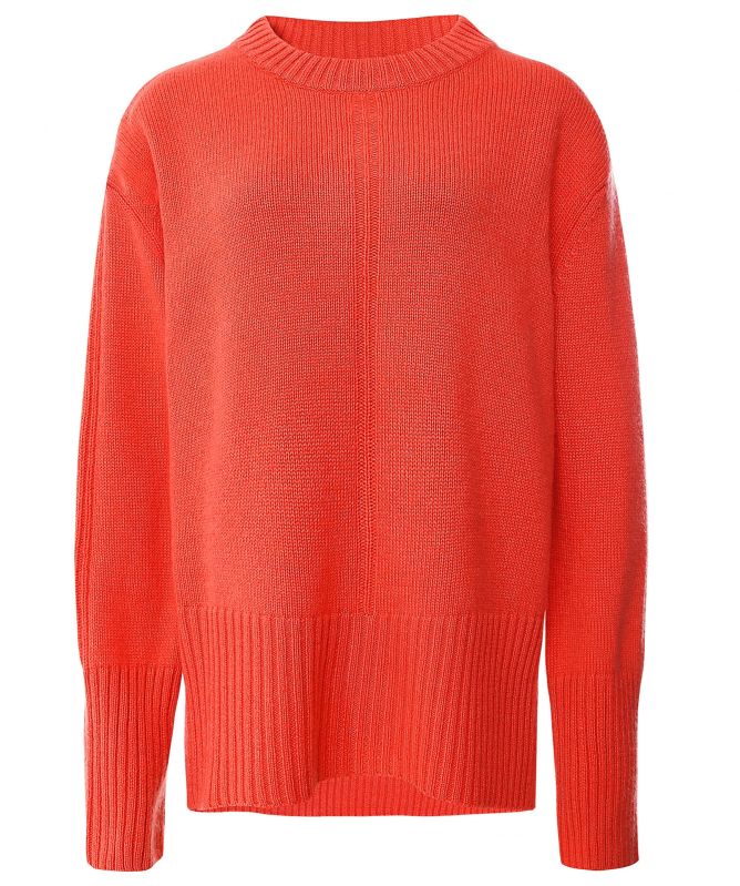Van Kukil Madeline Round Neck Ribbed Sweater