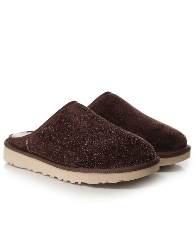 UGG Suede Classic Shaggy Slippers
