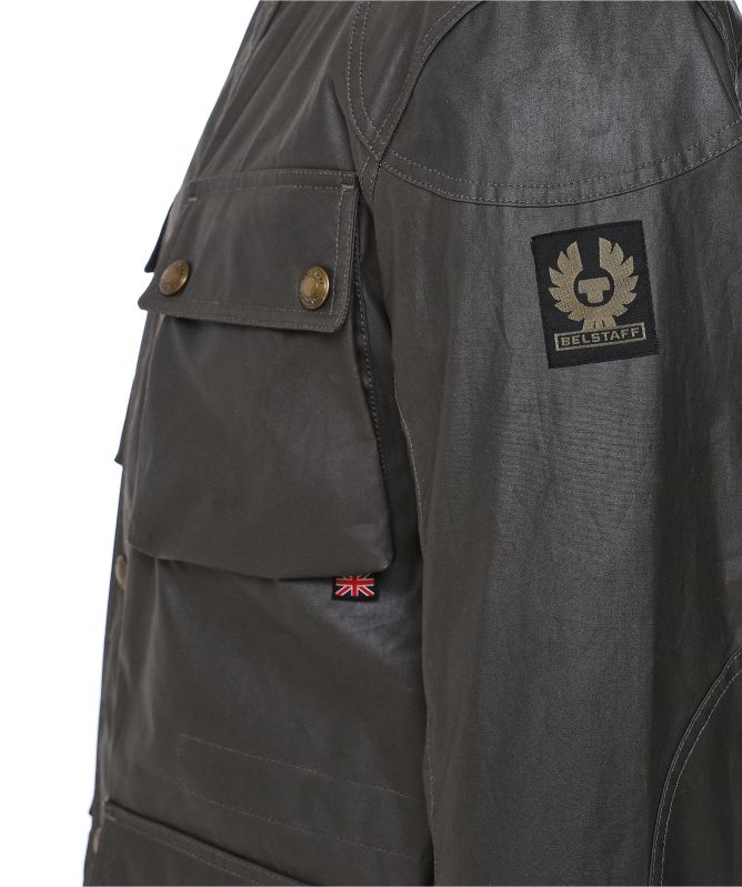 Belstaff Grey Waxed Cotton Fieldmaster Jacket | Jules B