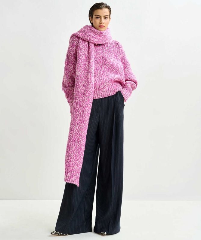 Essentiel Antwerp Izura Melange Wool Blend Jumper