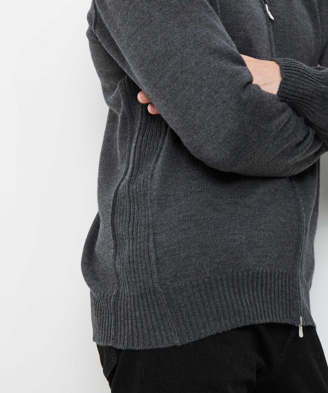 Gran Sasso Virgin Wool Zip Cardigan