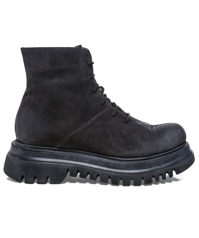 Lofina Lace Up Suede Boots