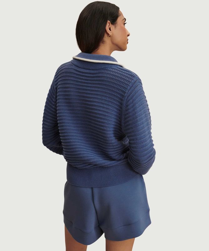 Varley Morwenna Half-Zipper Knit
