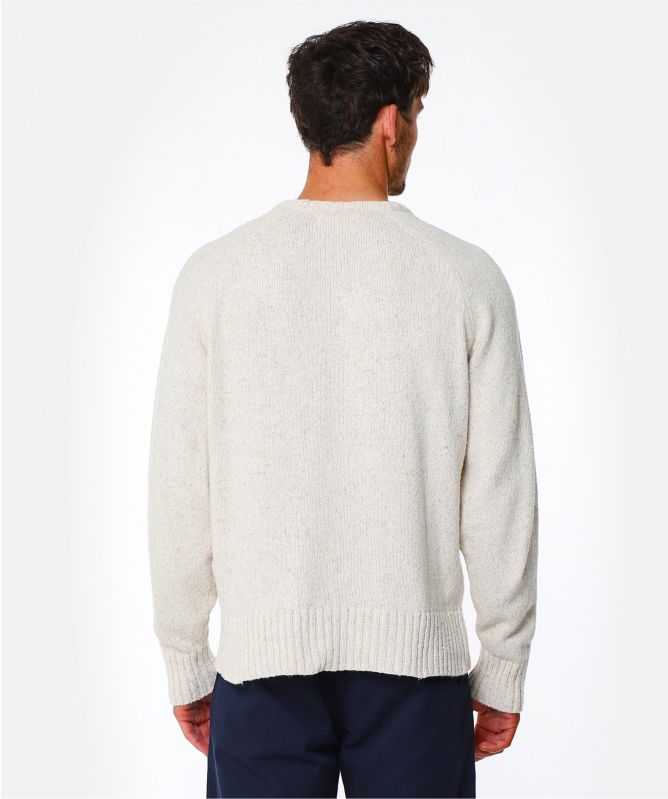 Universal Works Cotton Linen Light Crew Neck Sweater