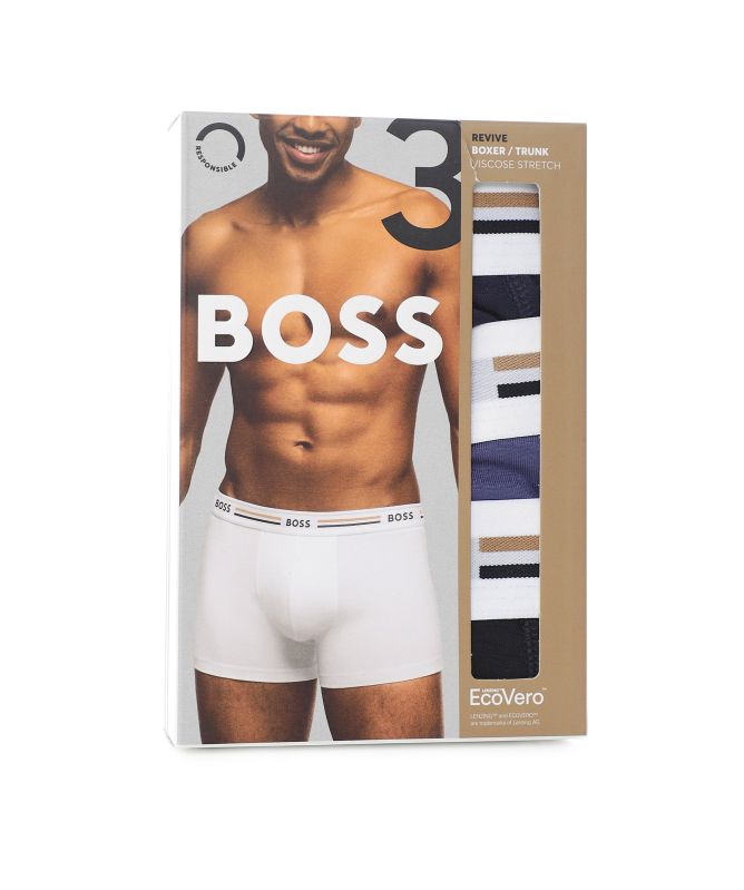 BOSS Signature Stripe Boxer Trunks 3 Pack