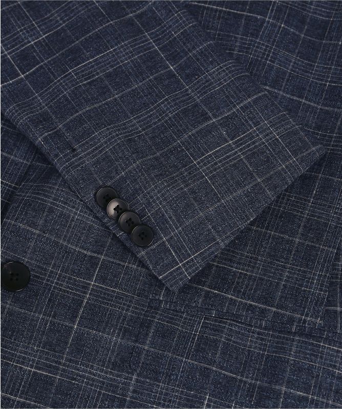 BOSS Slim Fit Check H-Huge-2Pcs-222 Suit