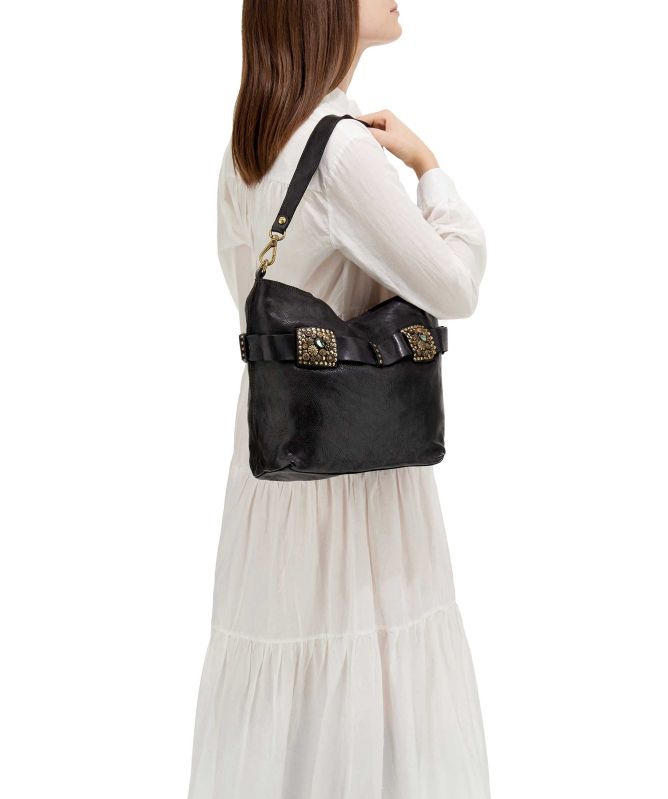 Campomaggi Bella Di Notte Leather Shoulder Bag
