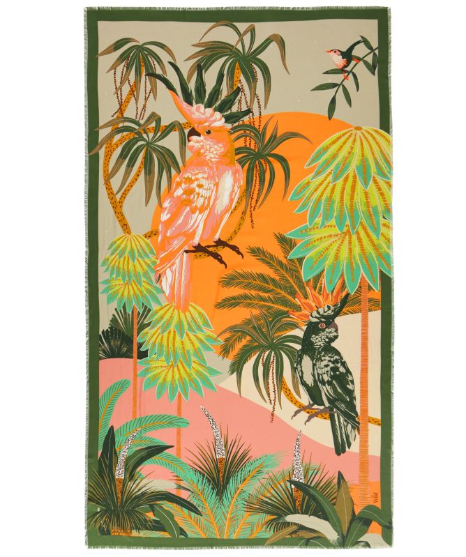 Wild Sandy Paradise Pareo Scarf
