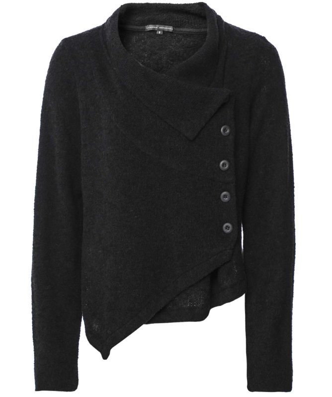 Lurdes Bergada Asymmetric Button Cardigan