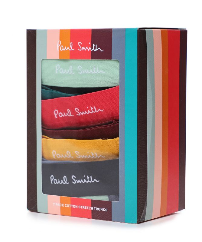 Paul Smith Stretch Cotton Trunks 7 Pack
