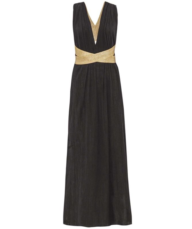 Kallisto’s Nymphs Grecian Crossover Belt Dress