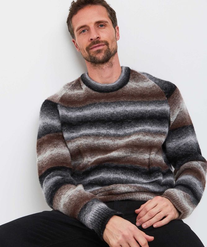 Paul Smith Merino Faded Stripe Jumper
