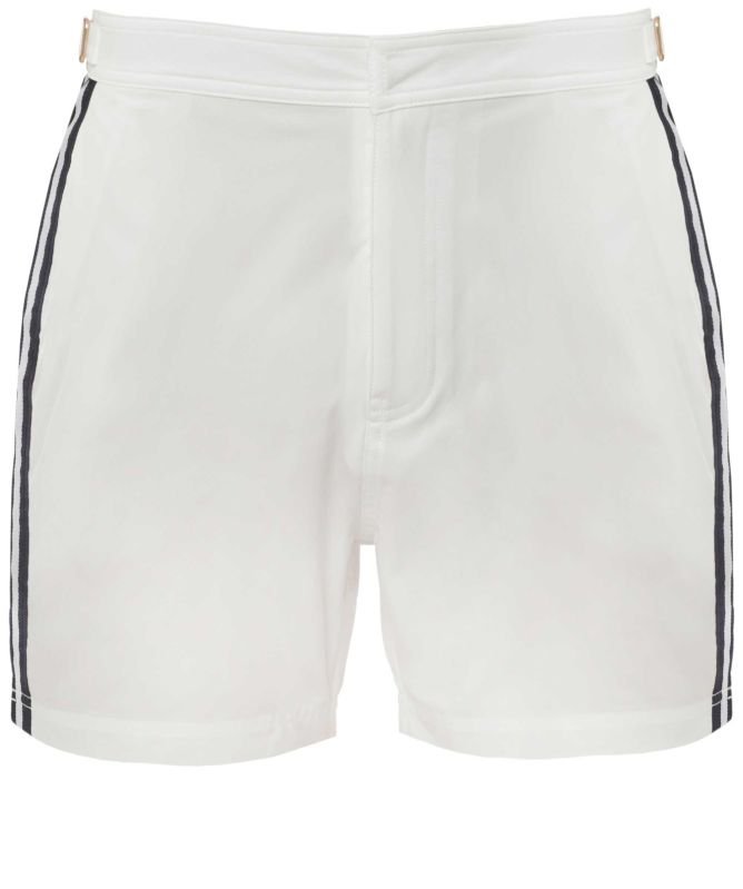 SWIMS Seersucker Milos Swim Shorts
