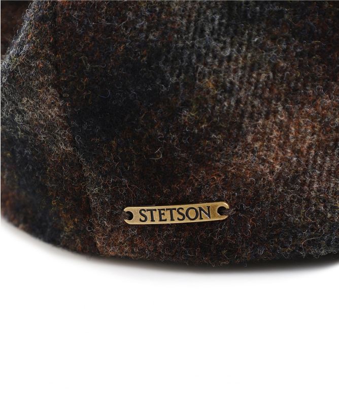 Stetson Wool Check Kent Cap