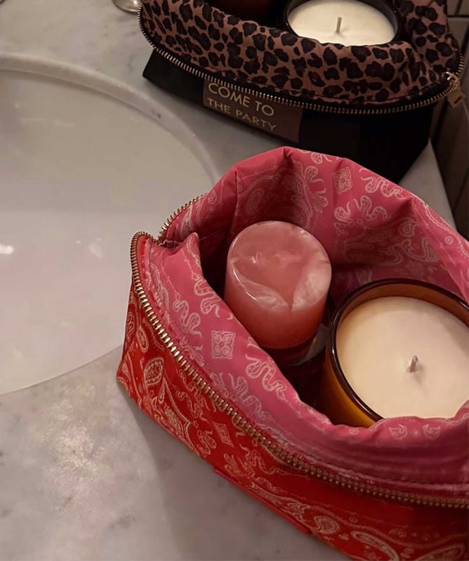 Never Fully Dressed Bandana Reversible Make Up Bag