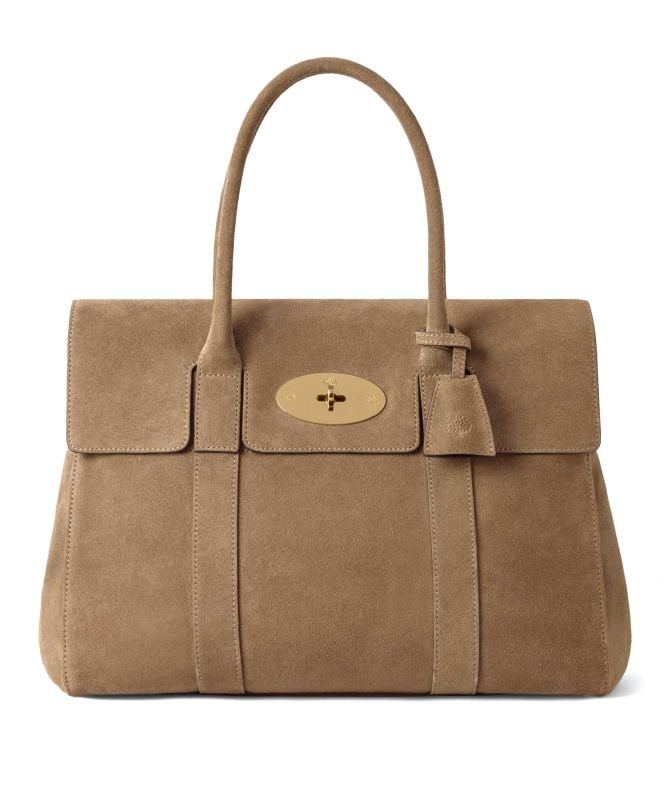 Mulberry Suede Bayswater Tote Bag