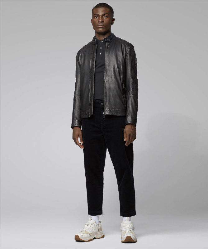 BOSS Long Sleeve Passerby Polo Shirt