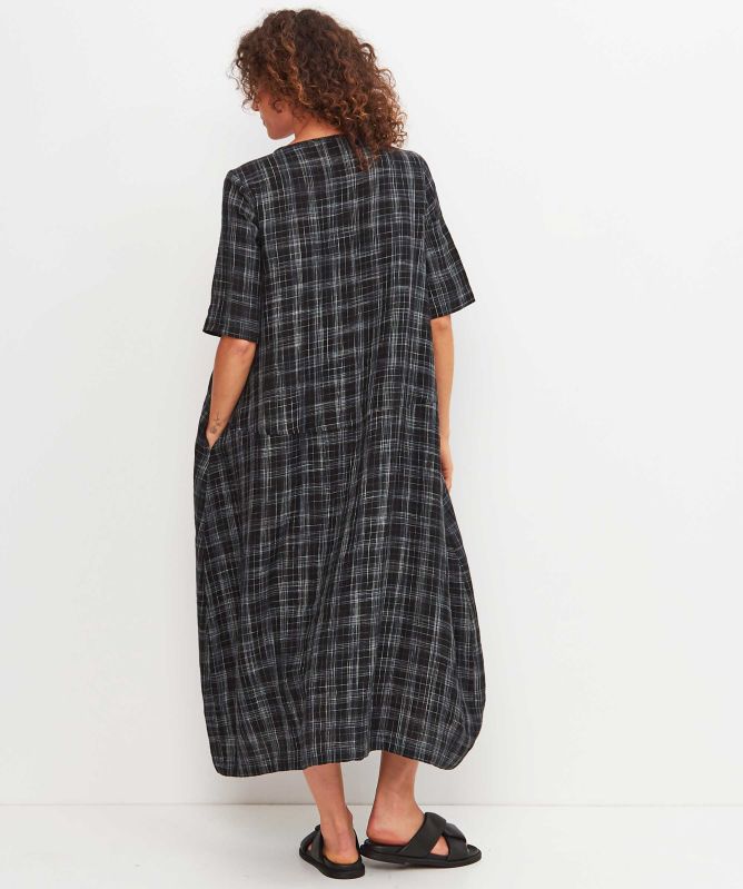 OSKA Linen Check 522/1306 Dress