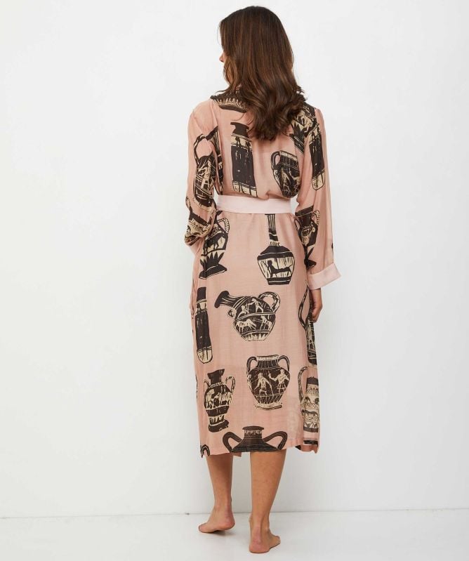 One Hundred Stars Pots Plaster Pink Gown